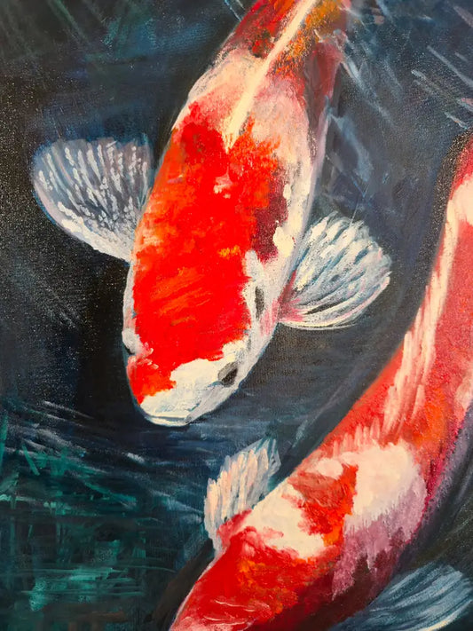 ’Beneath the Surface’ Original mixed media oil painting on 11x14 Artefex Alcot Panel $45 painting