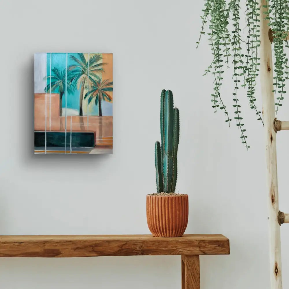 ’Colorful Escape’ Original Oil painting 14’’X11’’X1.5’’ $40 painting