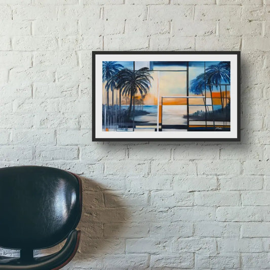 ’Fragments of Paradise’ Original mixed media oil painting $500 painting