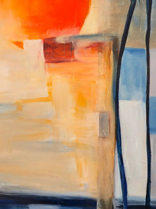 ’Serenity at Sunset’ Original Mixed media oil painting. $2000 painting