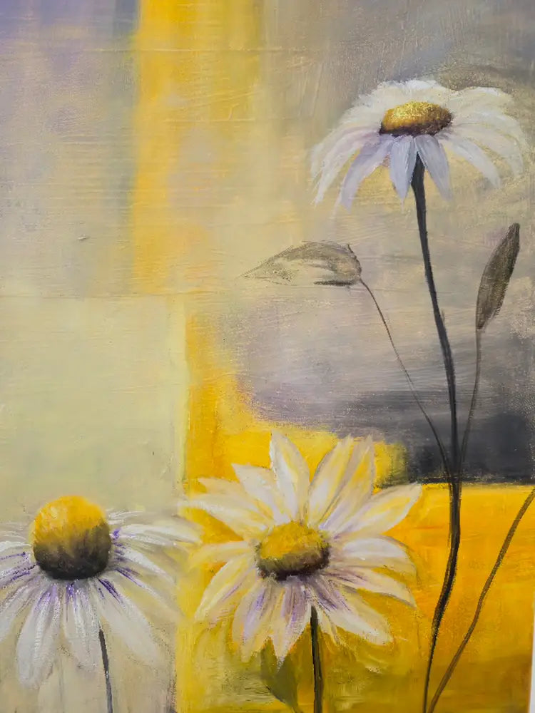 ’ A Dance of Daisies’ Original Mixed Media Oil Painting $850 painting