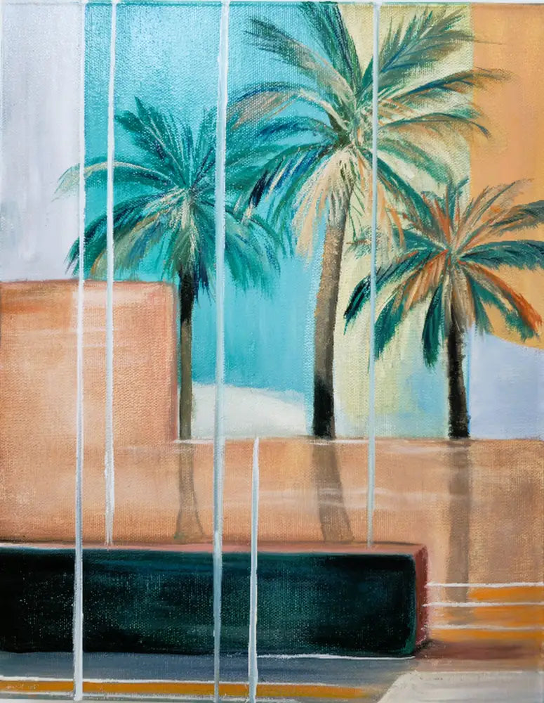 ’Colorful Escape’ Original Oil painting 14’’X11’’X1.5’’ $40 painting