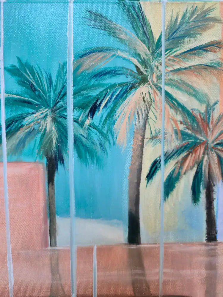 ’Colorful Escape’ Original Oil painting 14’’X11’’X1.5’’ $40 painting