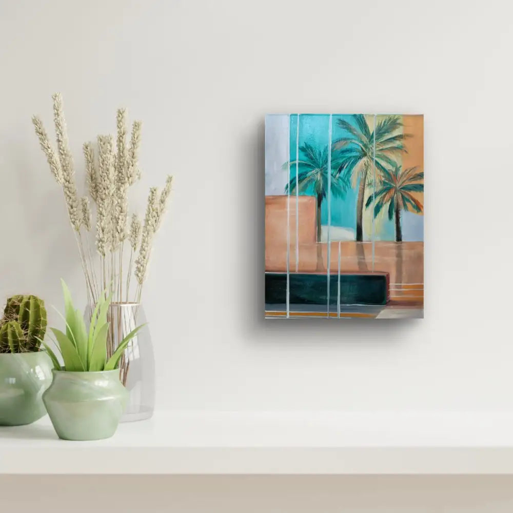 ’Colorful Escape’ Original Oil painting 14’’X11’’X1.5’’ $40 painting