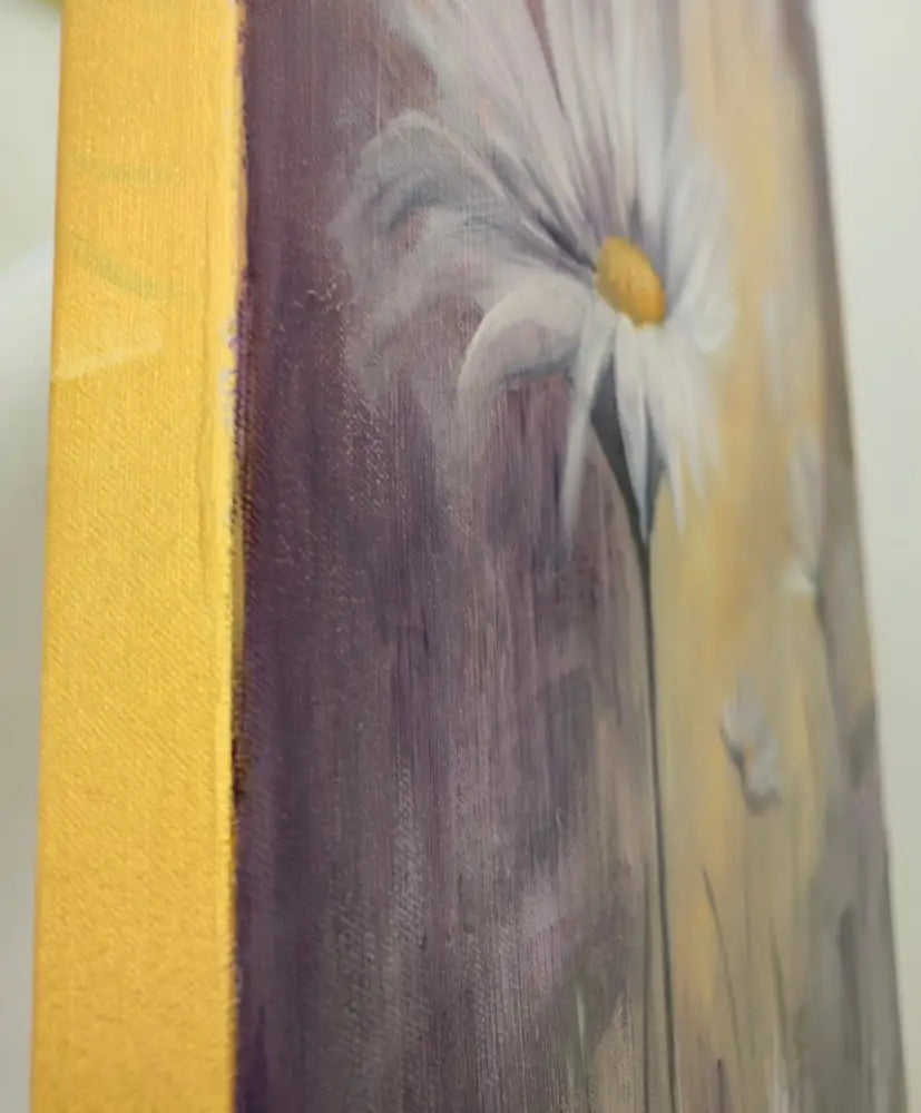 ’Delightful Daisies’ Original Mixed Media Oil Painting $750 painting