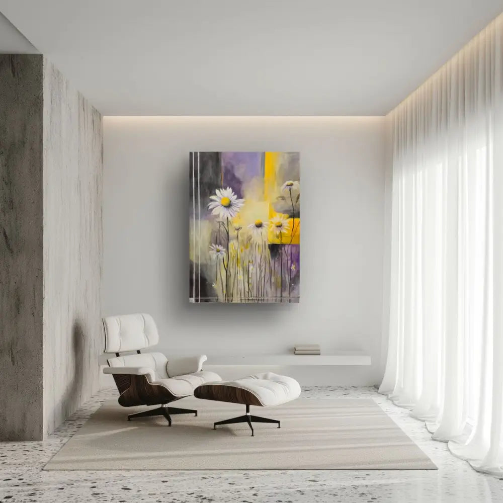 ’Delightful Daisies’ Original Mixed Media Oil Painting $750 painting