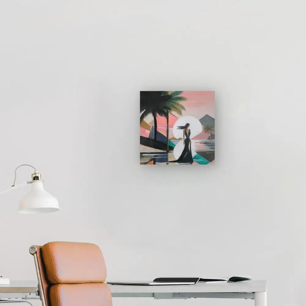 ’Dreamy Dusk’ Original Mixed media oil painting. 12x12x1.5 $40 painting