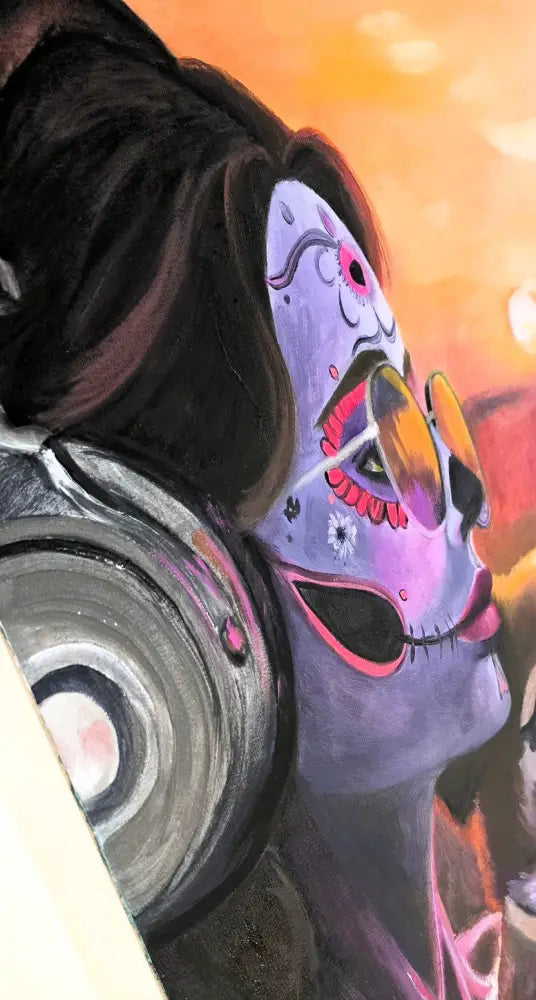 ’Embracing Moments’ Original mixed media painting 24’’x18’’x1.5 $95 painting