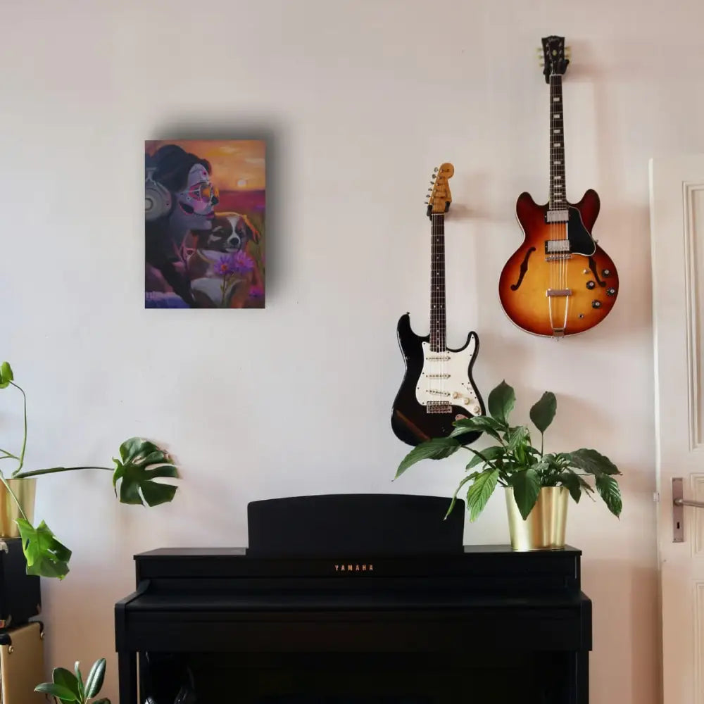 ’Embracing Moments’ Original mixed media painting 24’’x18’’x1.5 $95 painting