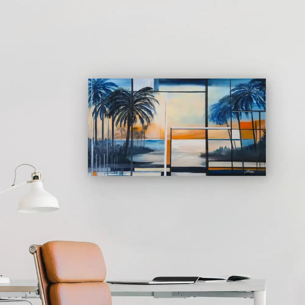 ’Fragments of Paradise’ Original mixed media oil painting $500 painting