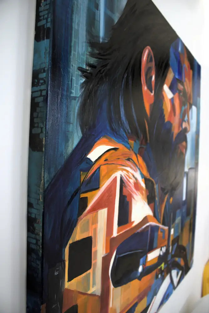 ’Freedom Ride ’ 36x36x1.5 Original Mixed Media oil painting $3888 painting