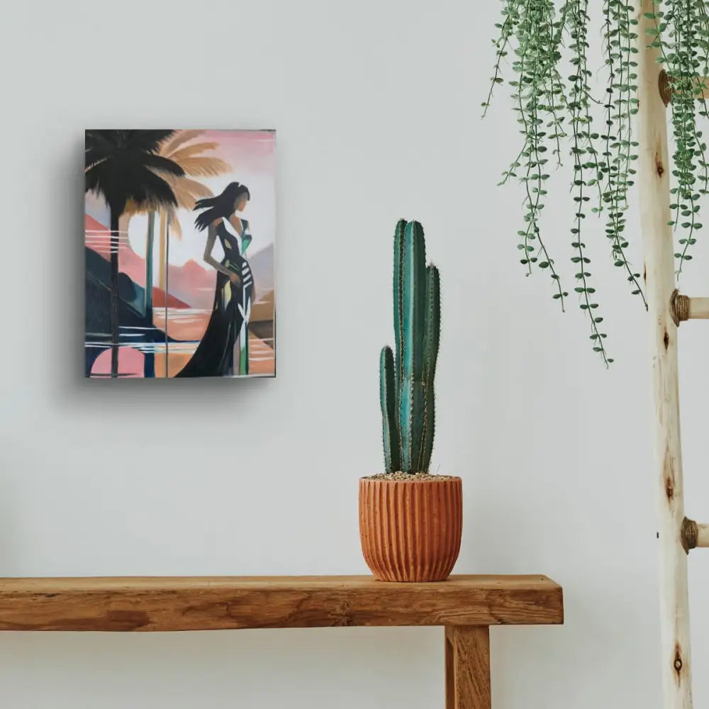 ’Harmonious Calm’ Original Mixed Media oil painting $40 painting