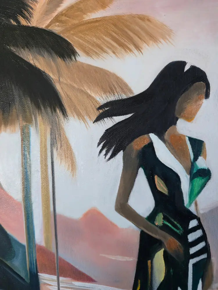 ’Harmonious Calm’ Original Mixed Media oil painting $40 painting