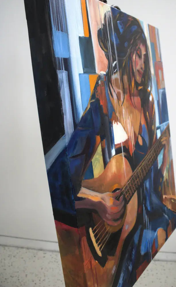 ’Rhythm in Color’ Original mixed media oil painting 21’’x28’’x2.5’’ $1764 painting