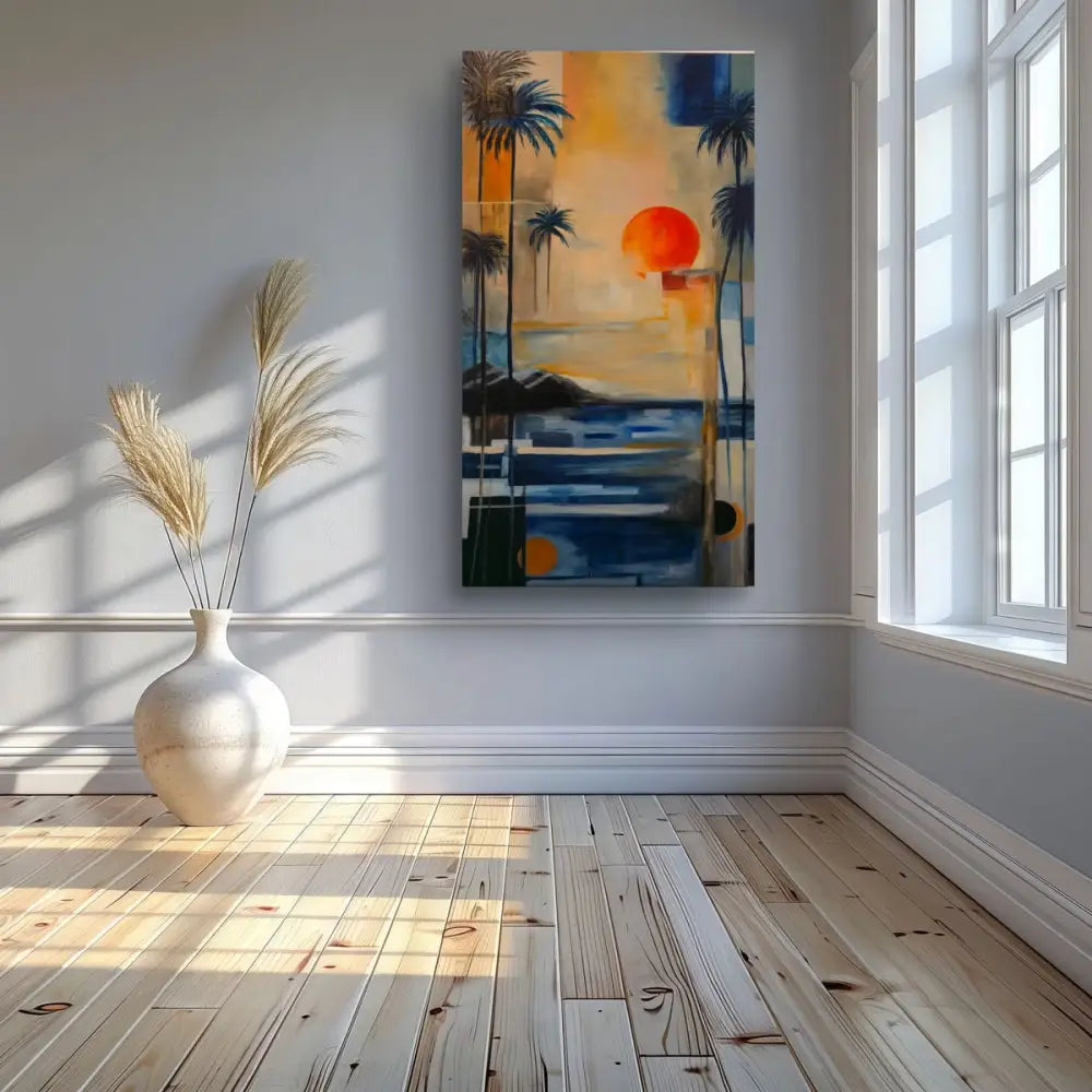 ’Serenity at Sunset’ Original Mixed media oil painting. $2000 painting