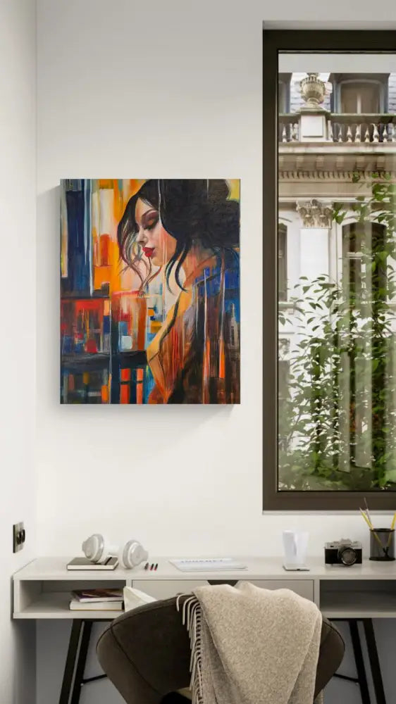 ’Silent Reflections’ 24’’x30’’x2.5’’ Original mixed media oil painting $2160 painting