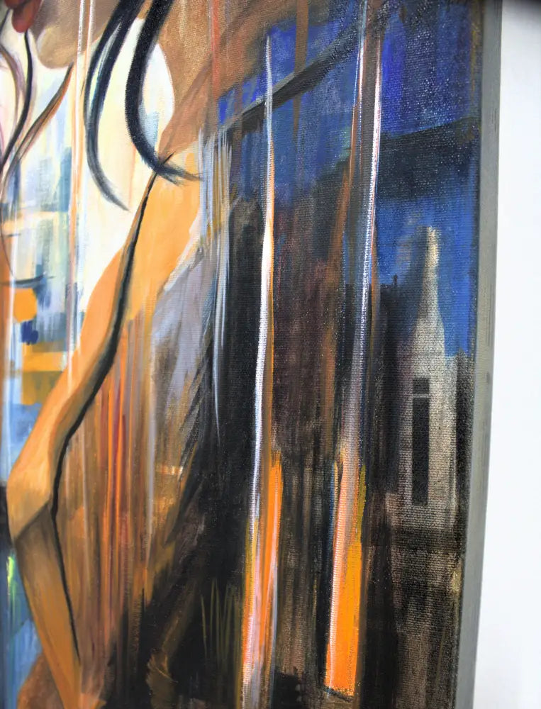 ’Silent Reflections’ 24’’x30’’x2.5’’ Original mixed media oil painting $2160 painting