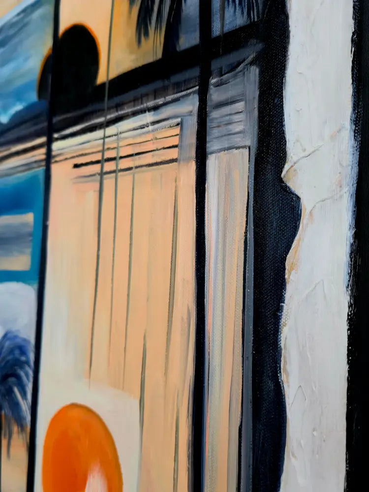 ’Sunset Reverie’ 24’’ x 36’’ Original Mixed Media Oil Painting $800 painting