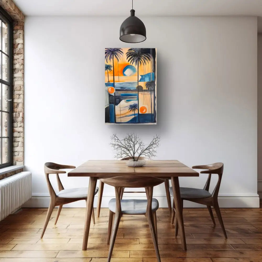 ’Sunset Reverie’ 24’’ x 36’’ Original Mixed Media Oil Painting $800 painting