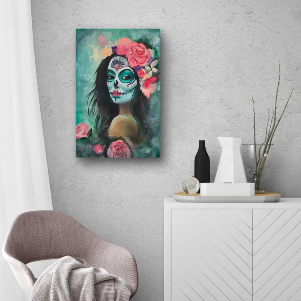 ’The Allure’ 30’’x22’’ Original mixed media oil painting on 140lb/300 GSM cotton Paper $75 painting