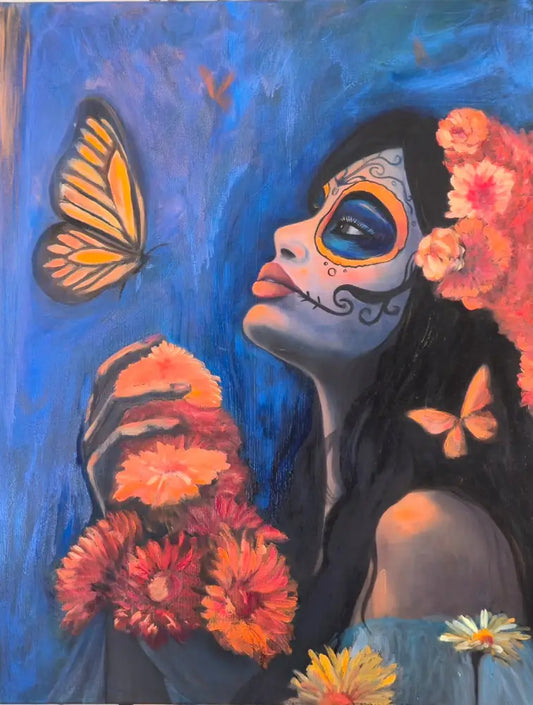 ’Whispers Of The Past’ 28’’ x 22’’ x 1.5’’ Original Mixed Media Painting $725 painting